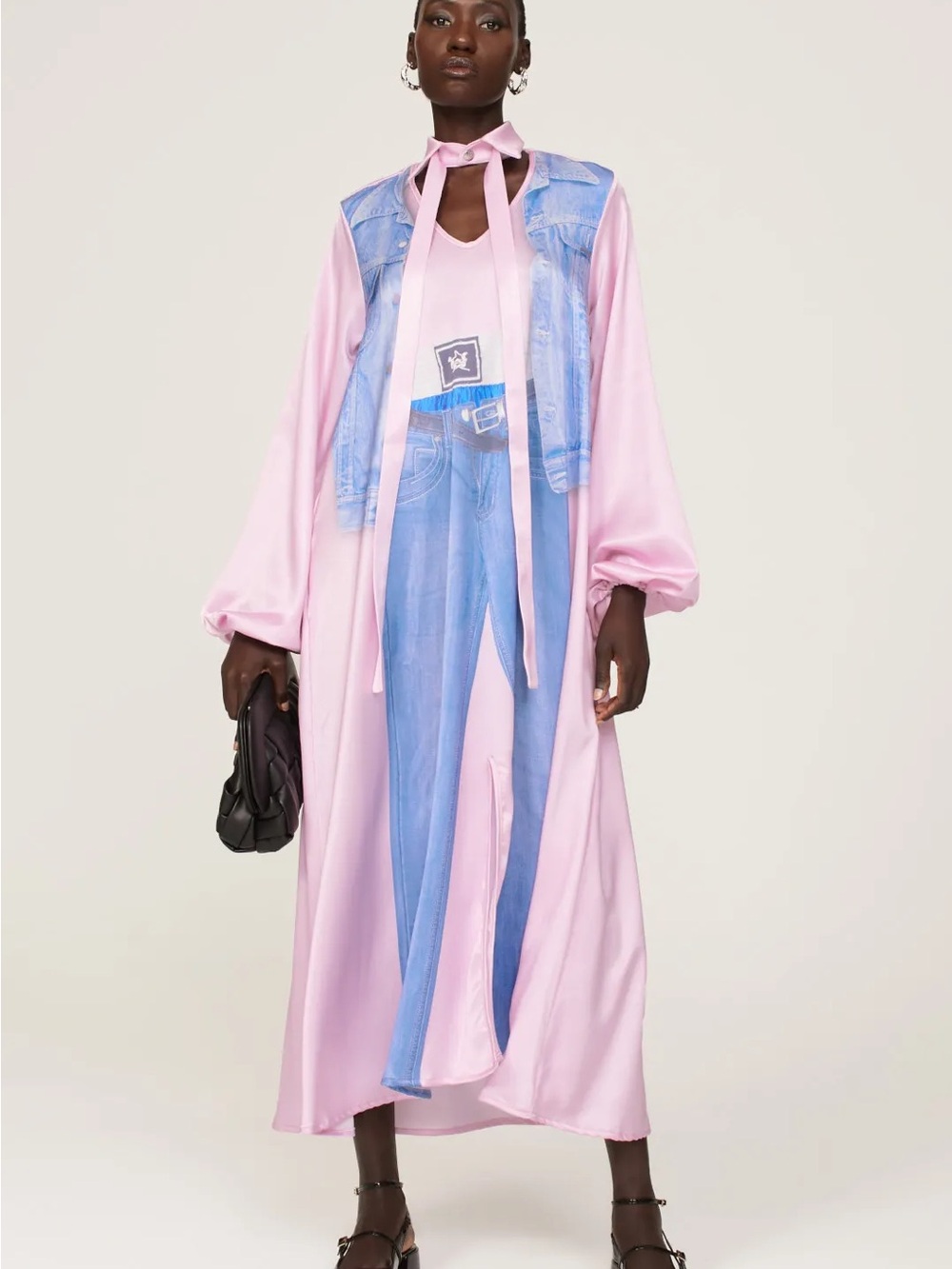 Thebe Magugu Denim Print Dress